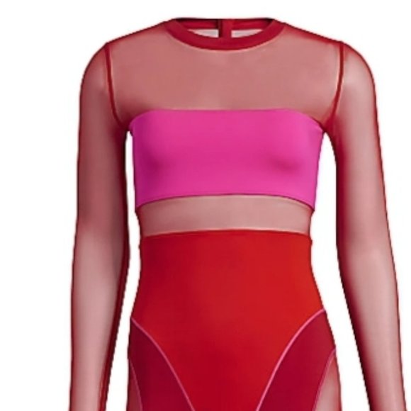 Ivy Park Blocked Catsuit (Plus Size - 1X) - Picture 1 of 4